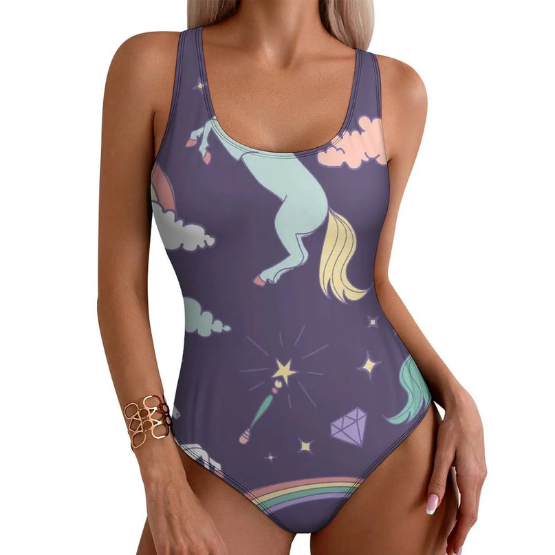 Pastel Magic Unicorn Swimsuit