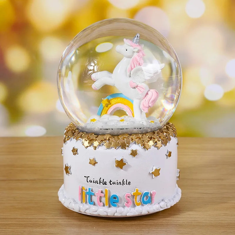 Starry Sky Rainbow Snow Globe