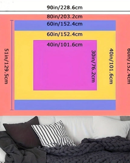 Neon Unicorn Galaxy Tapestry
