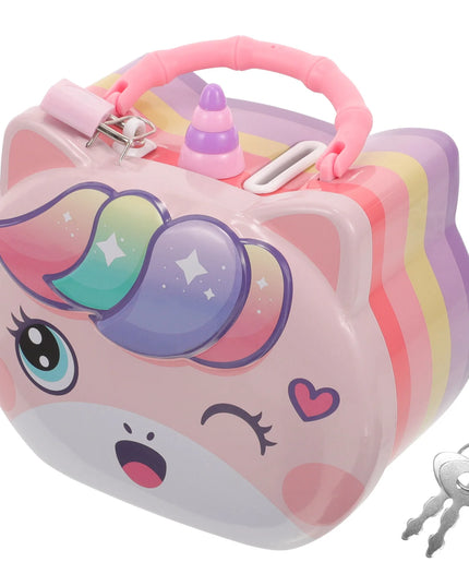 Lockable Unicorn Piggy Bank