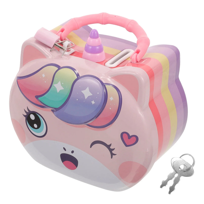 Lockable Unicorn Piggy Bank