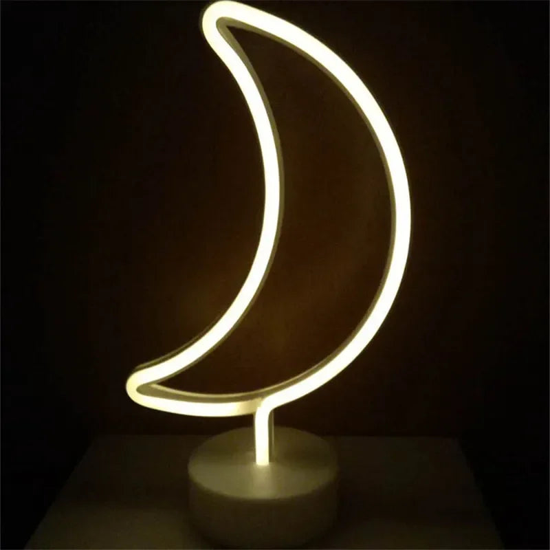 Unicorn & Flamingo Neon Night Light Set