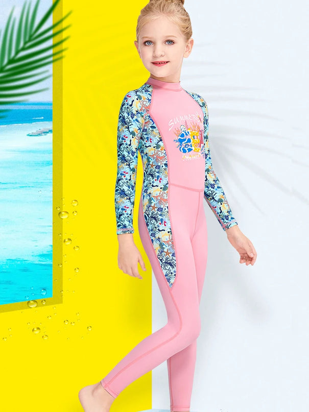 Full Coverage Girls Swimsuit