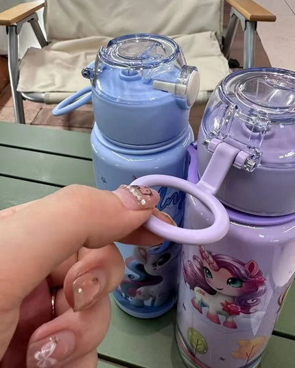 Green Meadow Unicorn Water Bottle