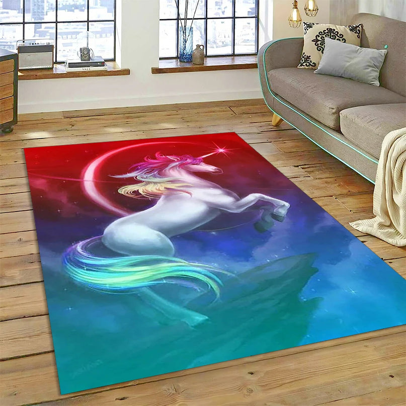 Magical Carousel Unicorn Rug