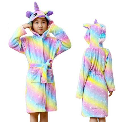 Soft Pastel Unicorn Bath Robe