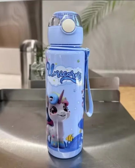 Big Blue Unicorn Water Bottle