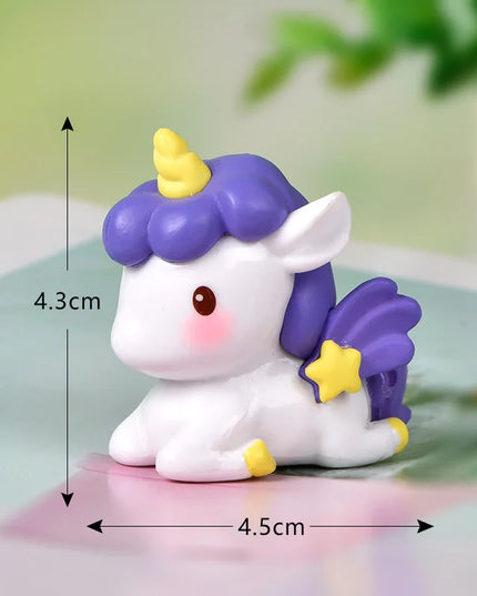 Paintable Purple Unicorn Figurine