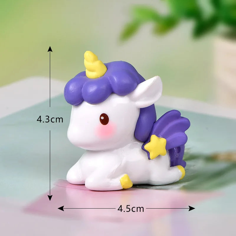 Paintable Purple Unicorn Figurine