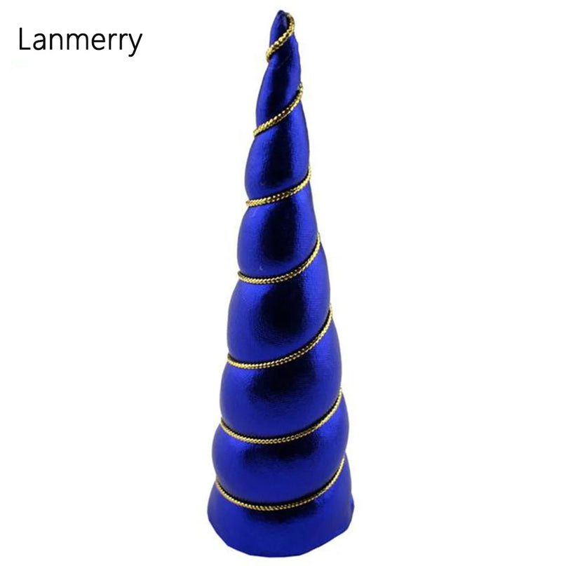 10PCS Royal Blue Unicorn Horns