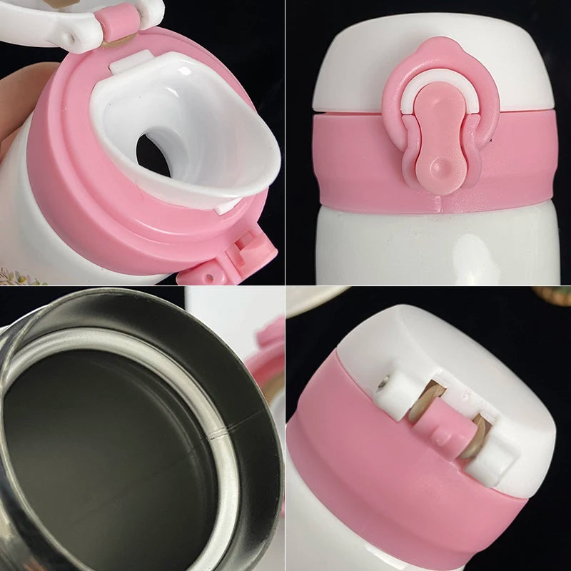 Floral Unicorn Water Bottle