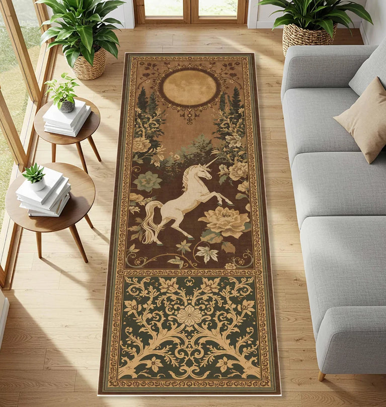 Enchanted Forest Unicorn Rug