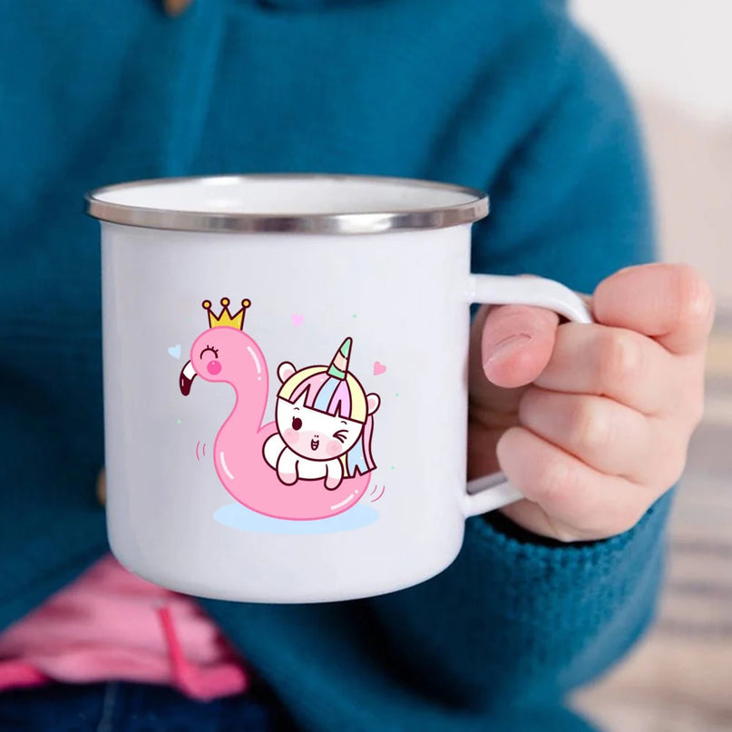 Splashy Unicorn Flamingo Mug