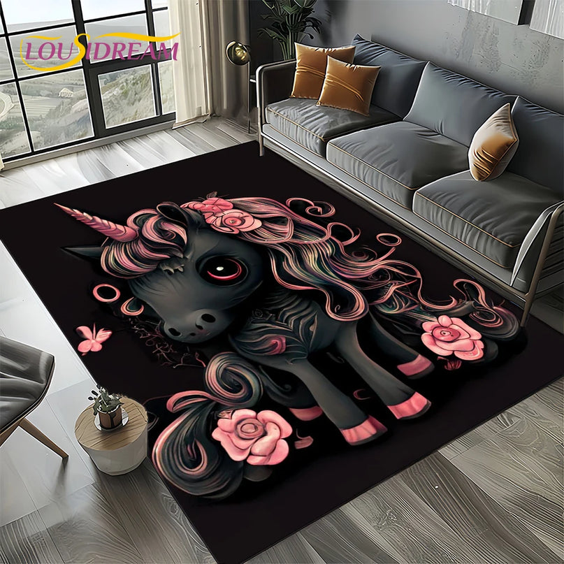 Flying Cloud Unicorn Rug
