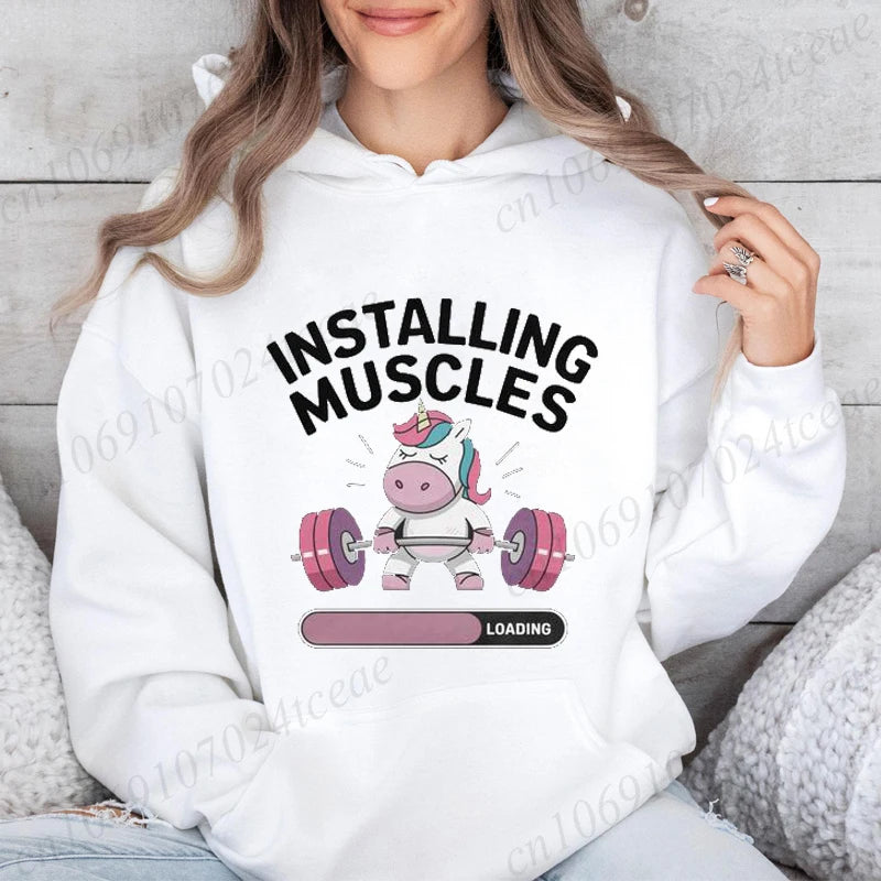 Pink Kawaii Unicorn Hoodie