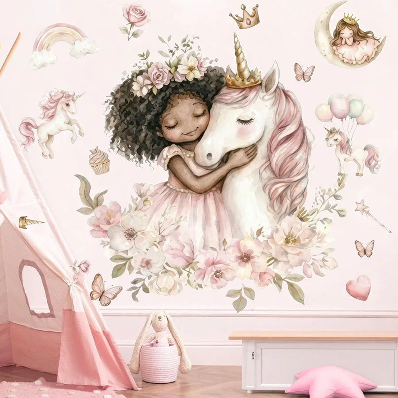 Purple Unicorn Wall Sticker