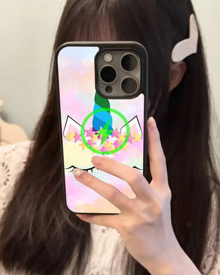 Star Crown Unicorn Face Phone Case
