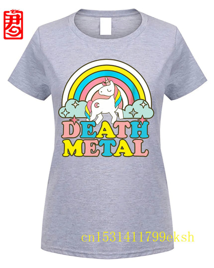 Skeleton Unicorn Shirt, Soft Cotton