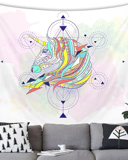 Unicorn Waterfall Tapestry for Bedroom
