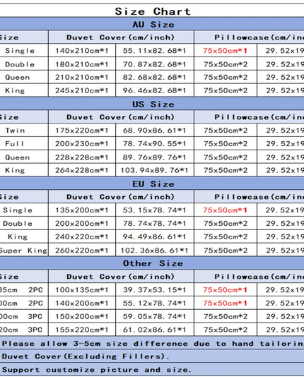 Happy Cloud Unicorn Bedding