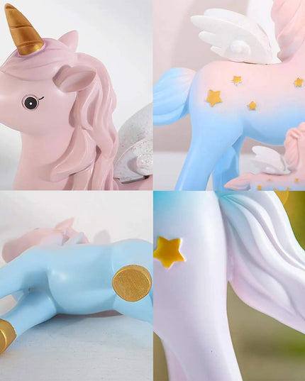 Unicorn Cake Topper for Girls 24pcs
