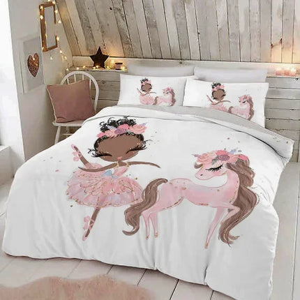 Tutu Dancer Unicorn Bedding