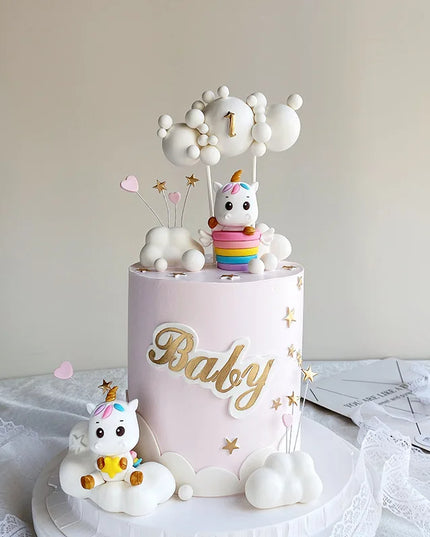 3D Walking Unicorn Cake Topper