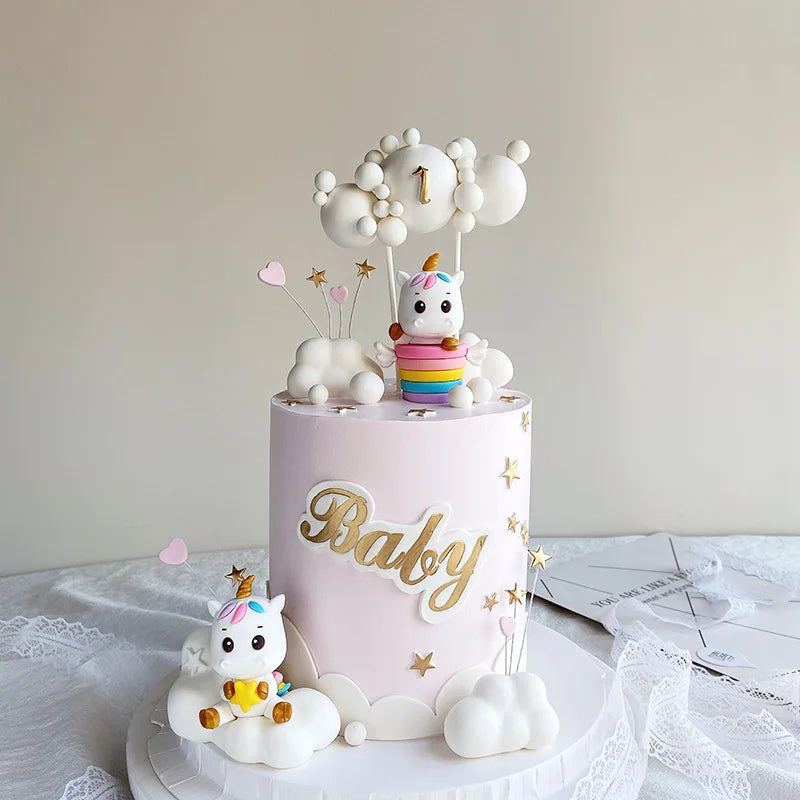 3D Walking Unicorn Cake Topper