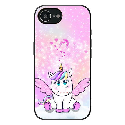 Pink Angel Unicorn Heart Case