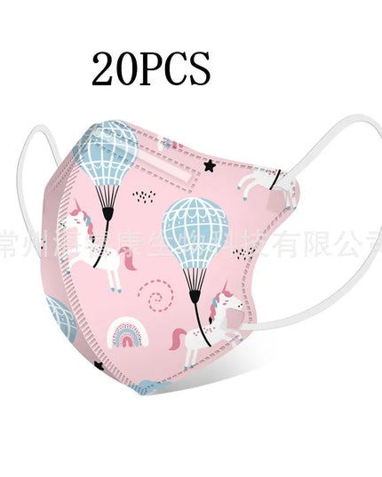 Kawaii Unicorn Face Mask 20 Pack