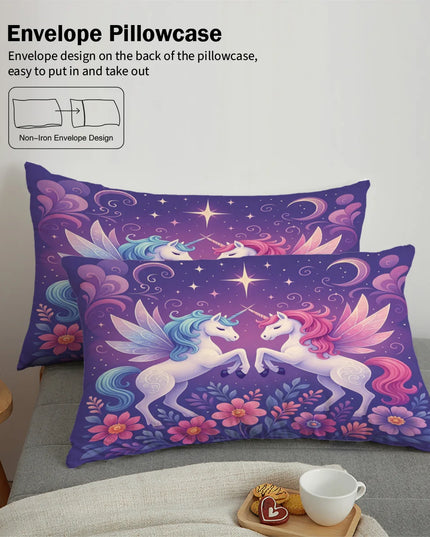 Fairy Winged Pair Unicorn Bedding
