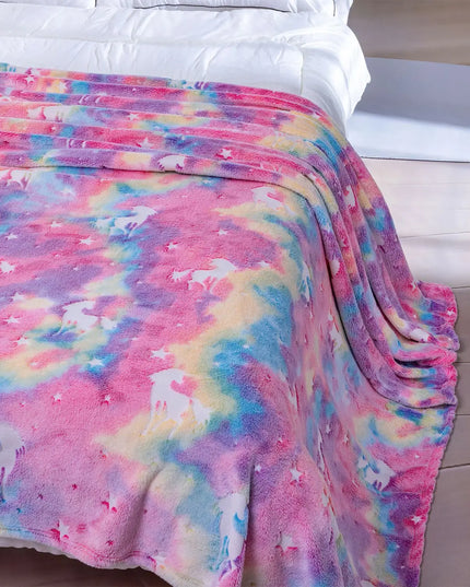 Glow-in-the-Dark Sherpa Blanket