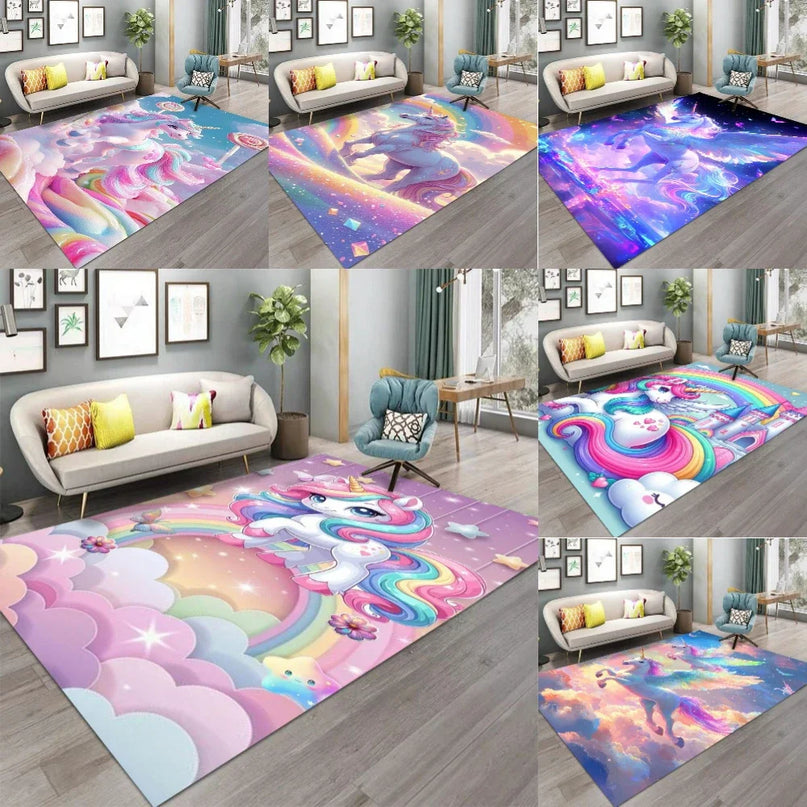 Dreamy Candy Unicorn Rug