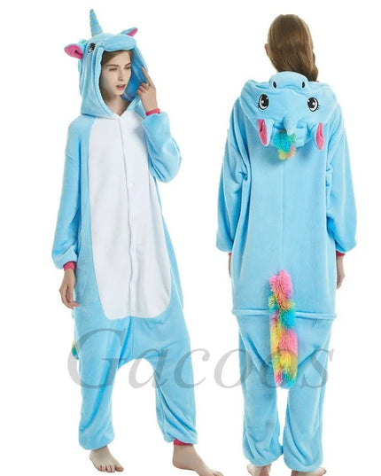 Winged Blue Unicorn Onesie
