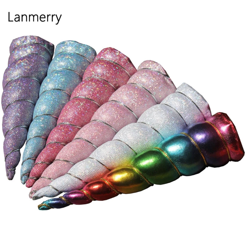 10PCS Light Pink Felt Unicorn Horns