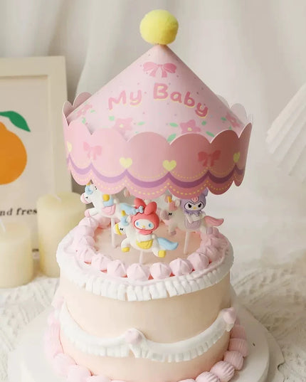 Kawaii Chibi Unicorn Cake Topper