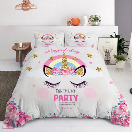 Party Day Unicorn Bedding