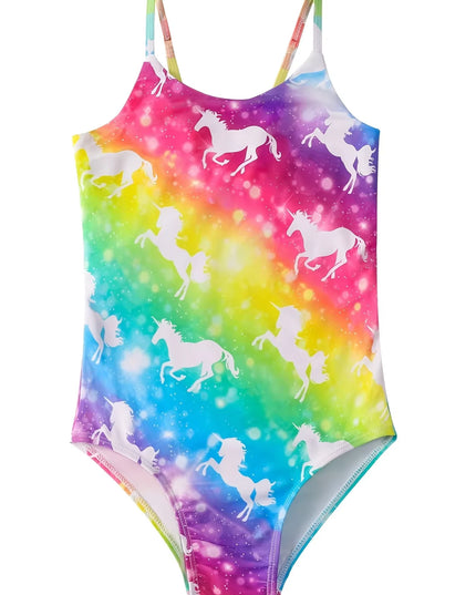 Tie Dye Toddler Unicorn Swimsuit