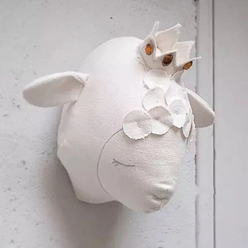 3D Unicorn Head Wall Decor Mount