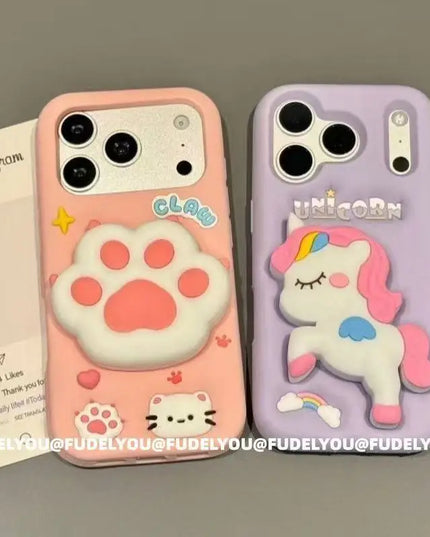 Lavender 3D Unicorn Case