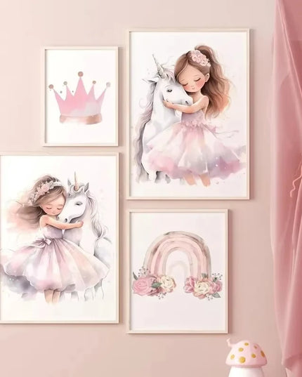 Unicorn Princess Wall Art