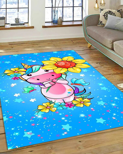 Magical Carousel Unicorn Rug