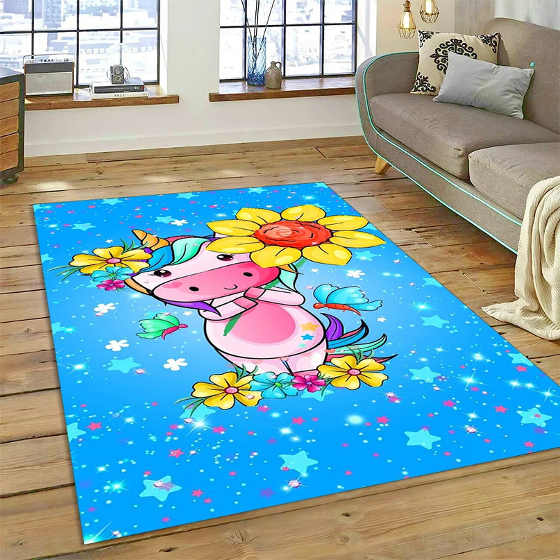 Magical Carousel Unicorn Rug