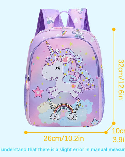Lavender Embroidered Unicorn Backpack