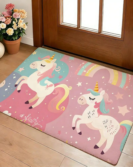 Fairy Unicorn Welcome Rug