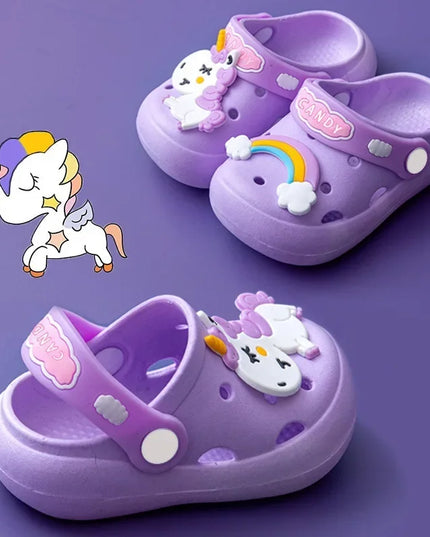 Sweet Unicorn Candy Slippers