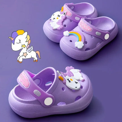 Sweet Unicorn Candy Slippers