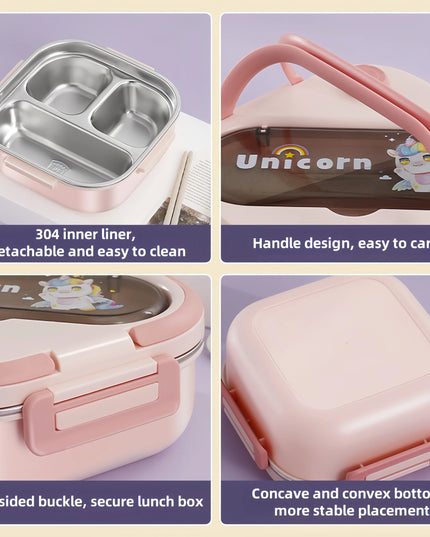Sparkly Unicorn Steel Lunch Box