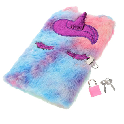 Dreamy Unicorn Notebook With Lock