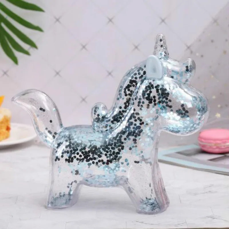 Pink Glitter Unicorn Piggy Bank